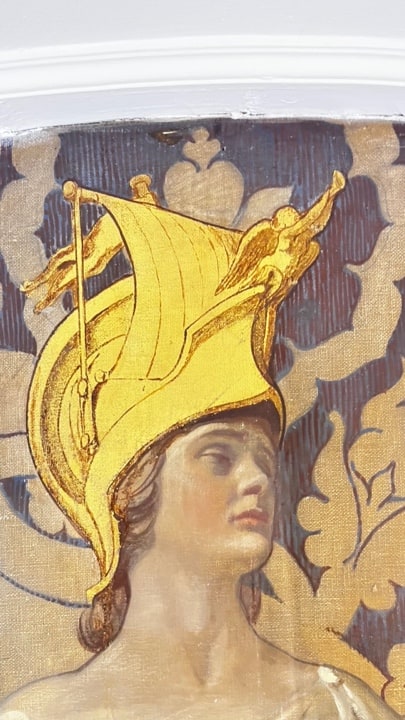Tratteggio inpainting during visual reintegration