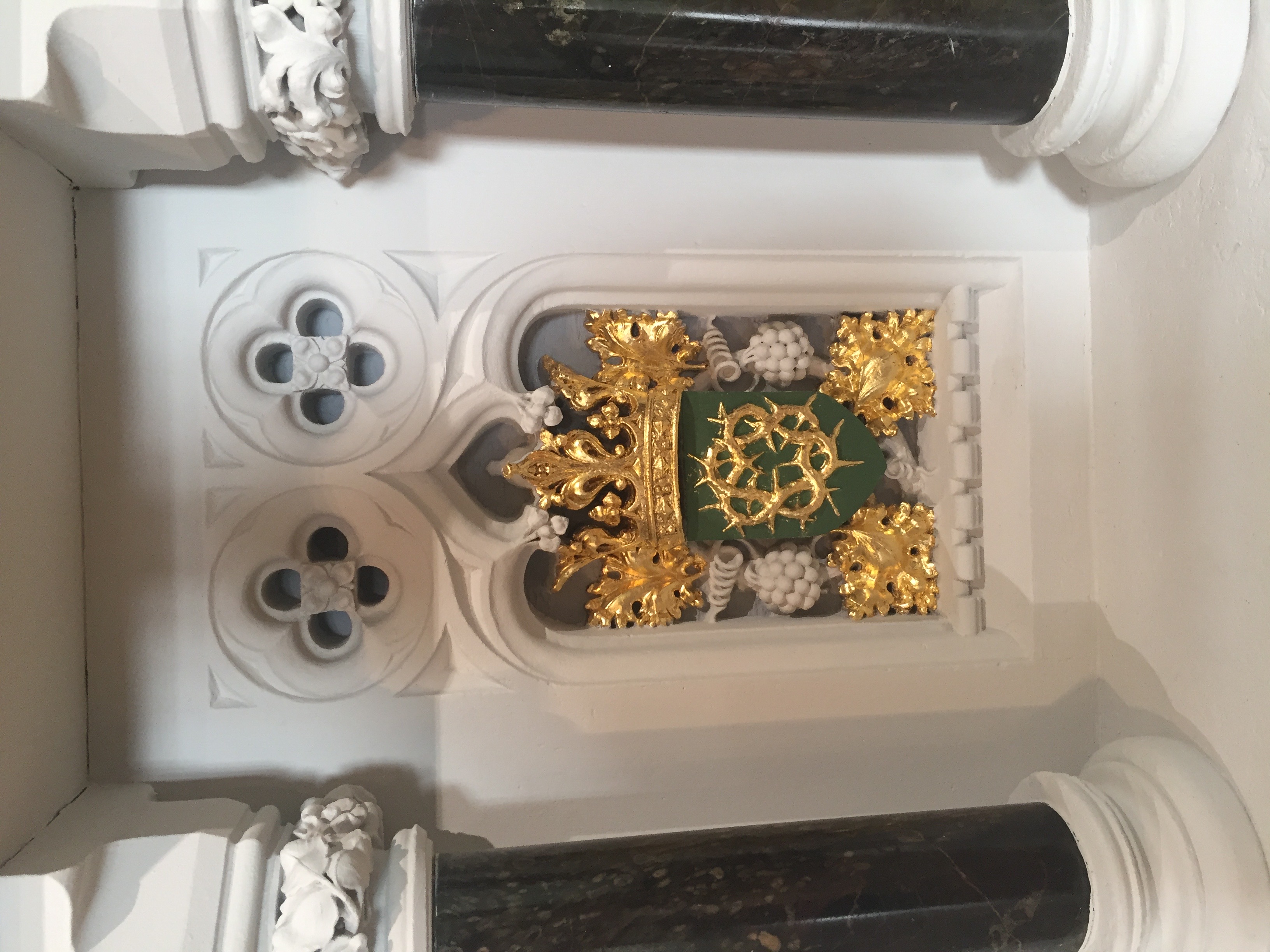 Altar gilding detail