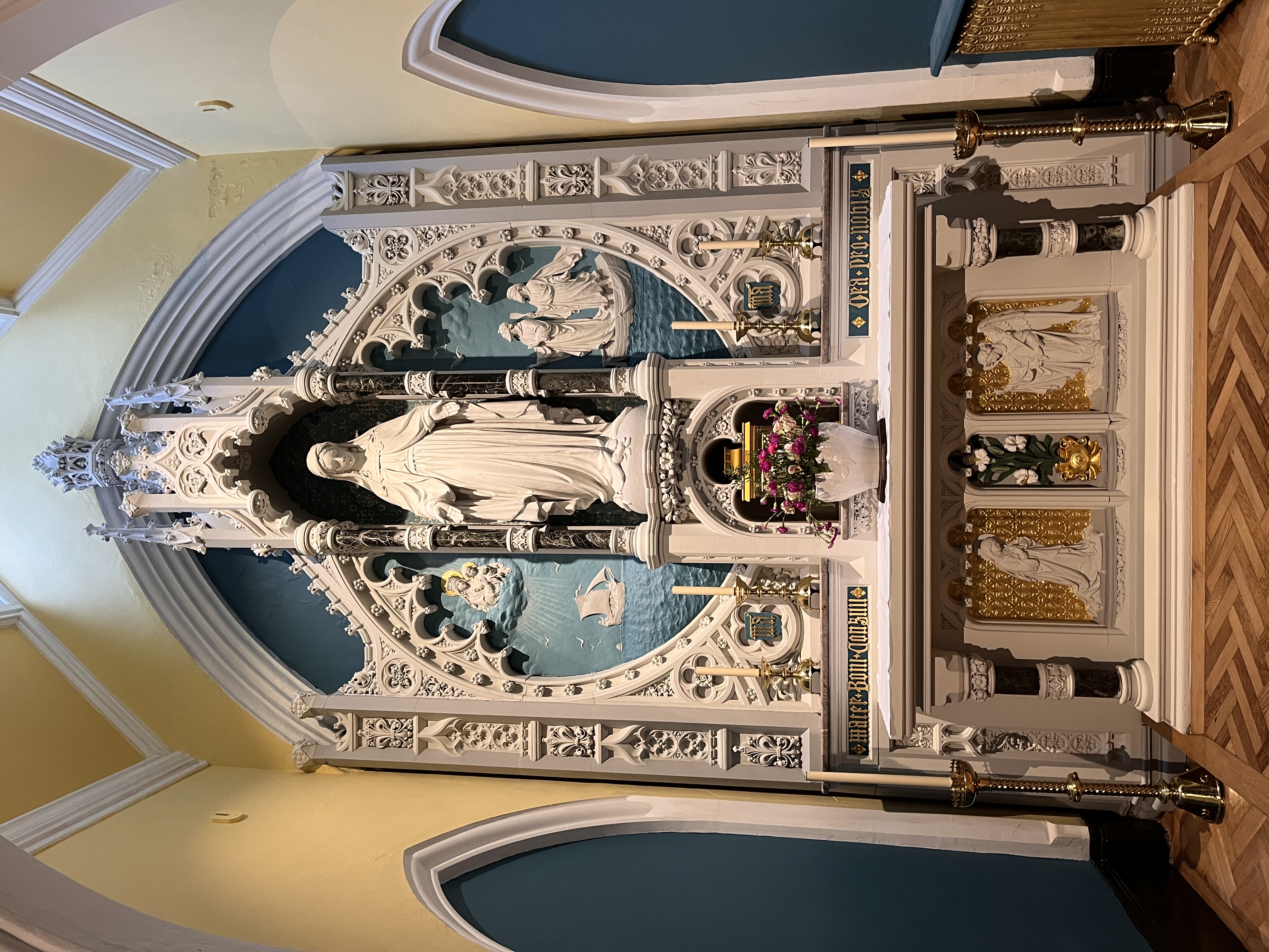 Our Lady altar gilding